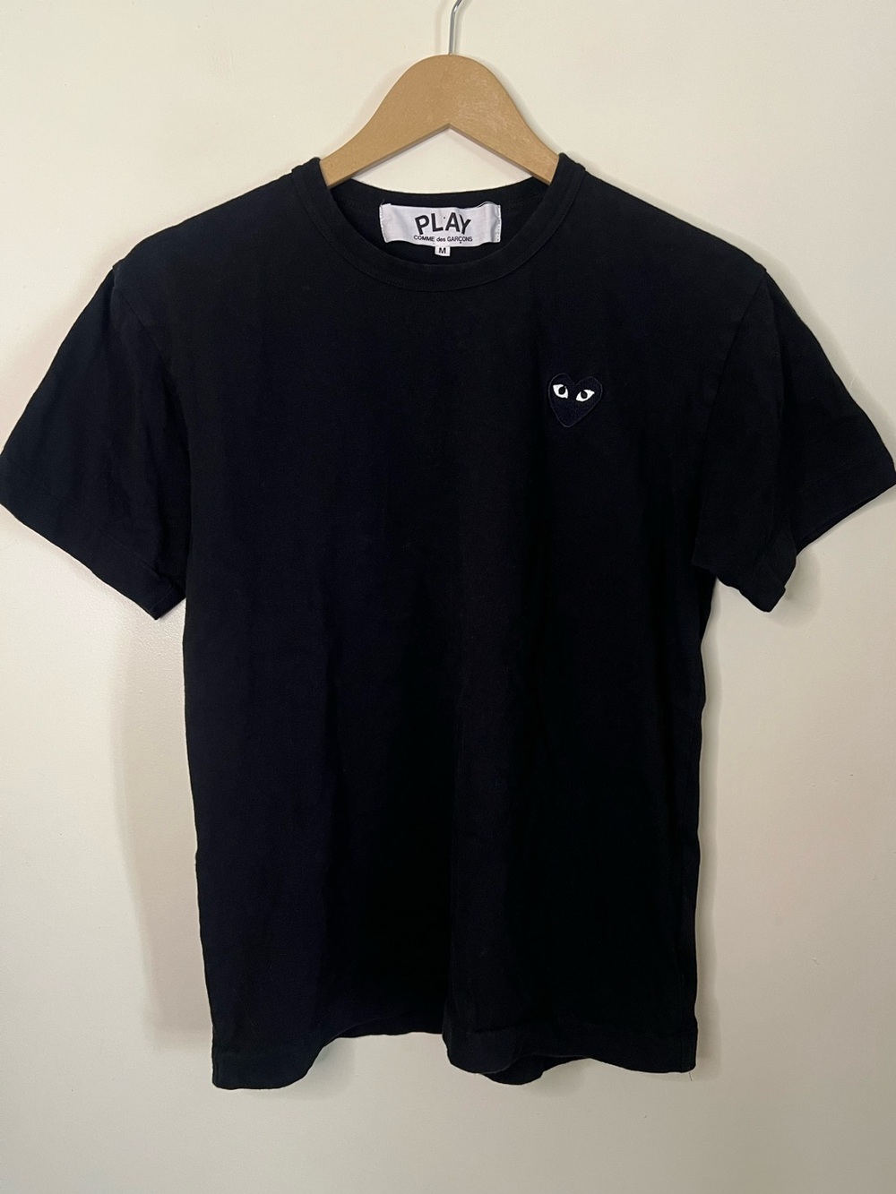 Comme des Garcons CDG Play Black Heart T Shirt Size M